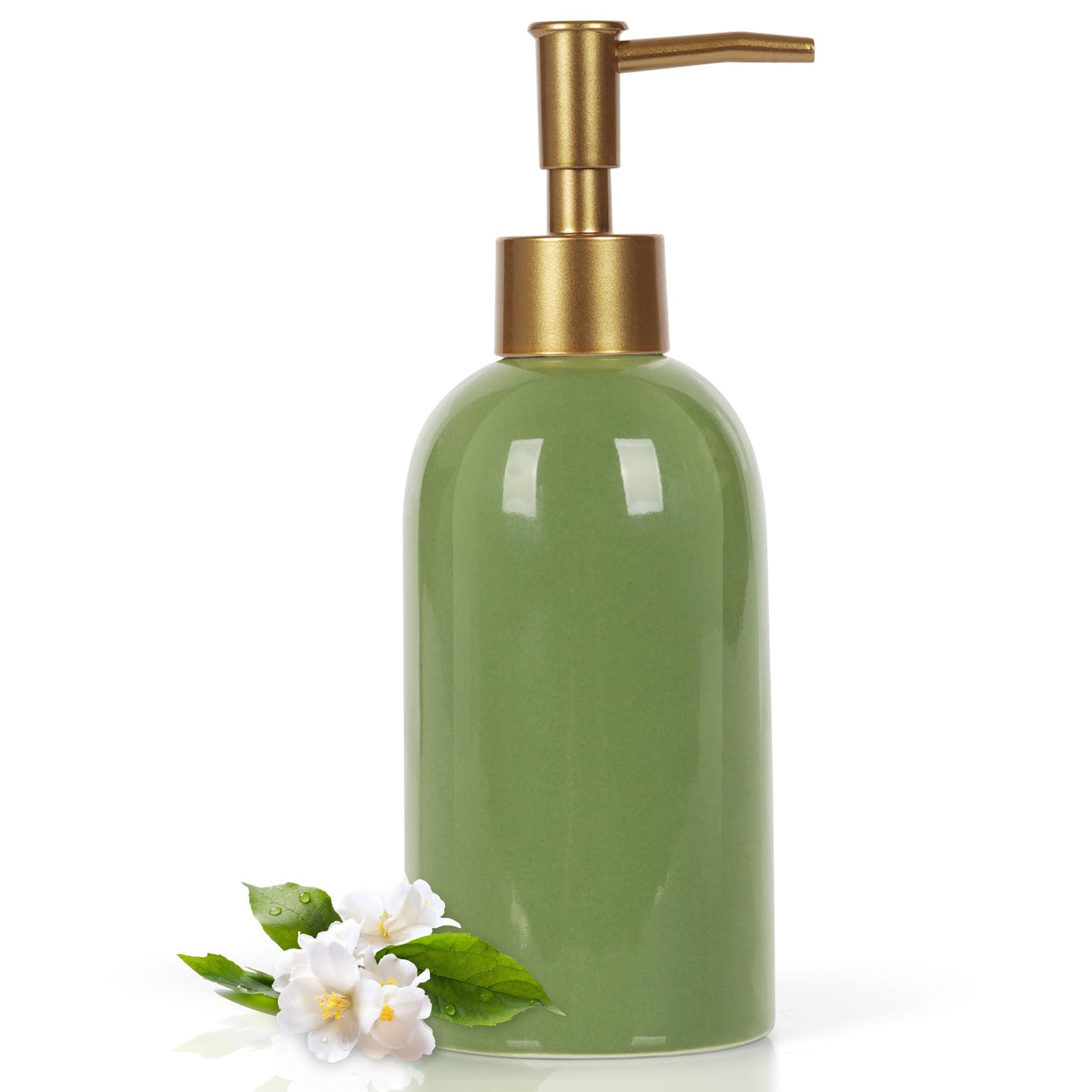 Natheeph Soap Dispenser for Bathroom/Kitchen Fill Hand Soap/Dish Soap,14OZ