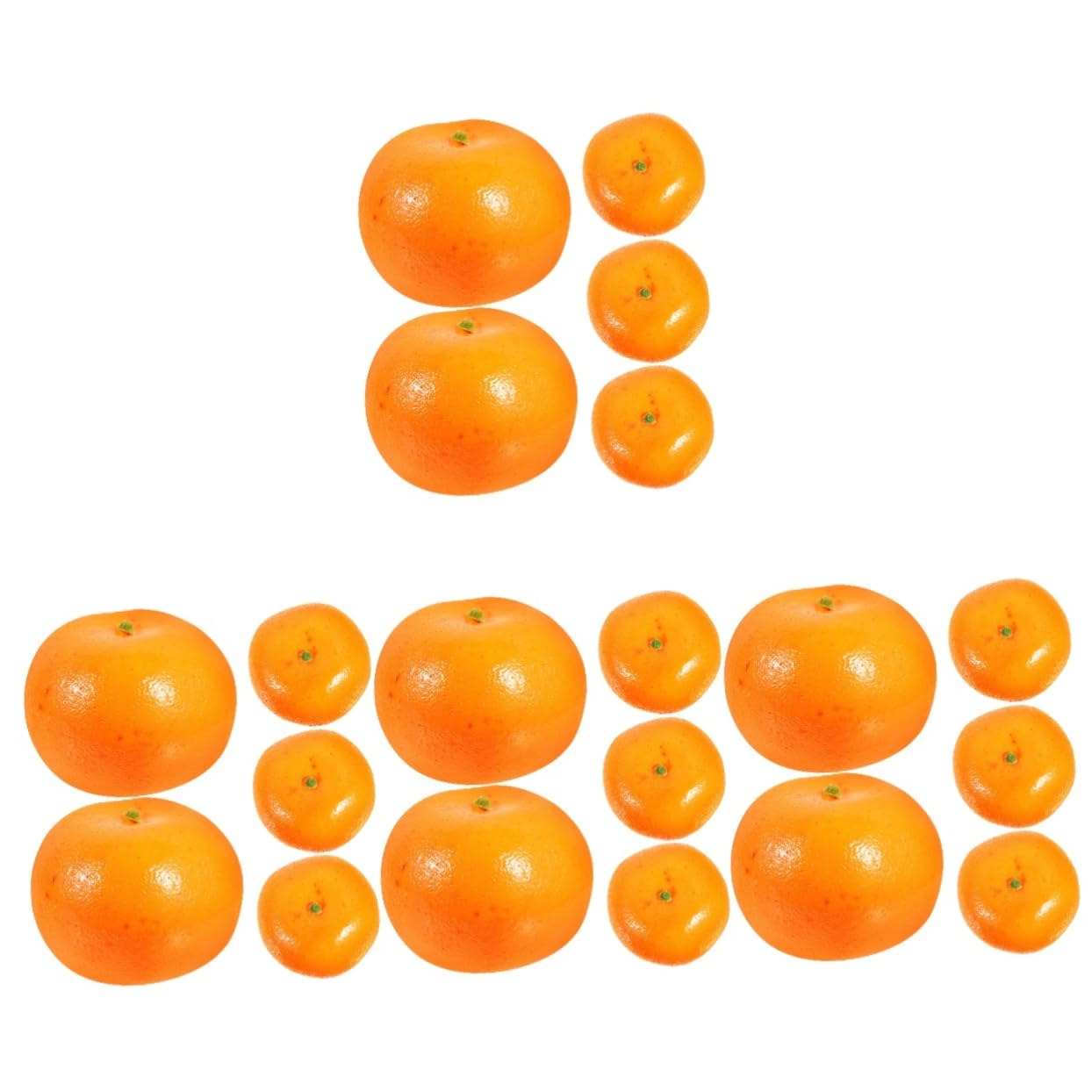 Alipis 20stücke Künstliche Orangen Modelle Realistische Schaumfrüchte Für Dekoration Und Fotografie Für Obstgeschäfte Und Partys Lebensechte Simulation Für Kreative Zwecke