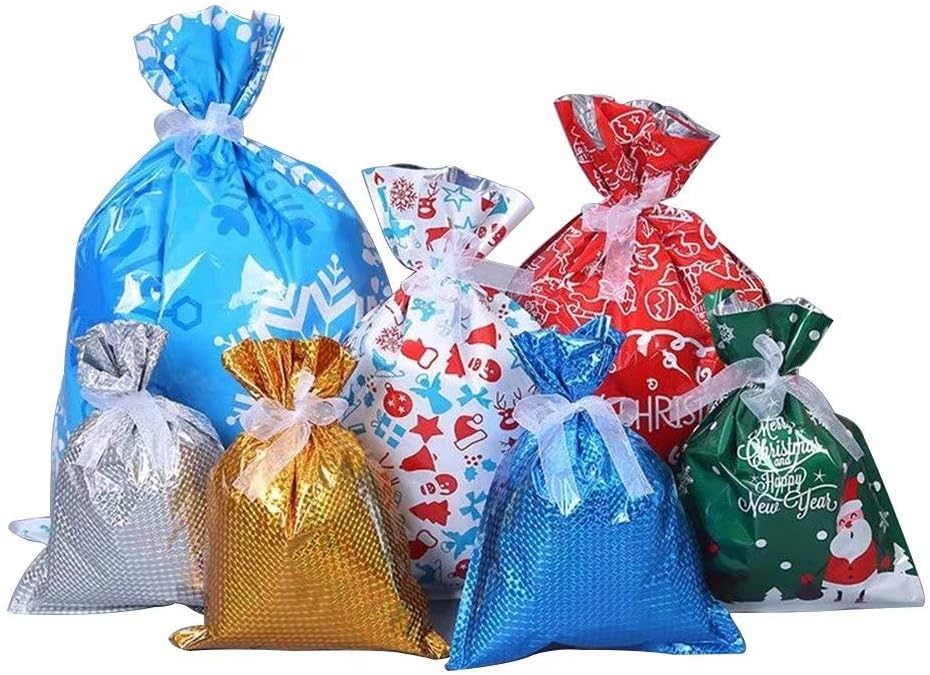 Saker Comfybear Bags-10 Design Christmas Goody Bags Gifts for Christmas Party Favor BUNDLE B(35PCS)
