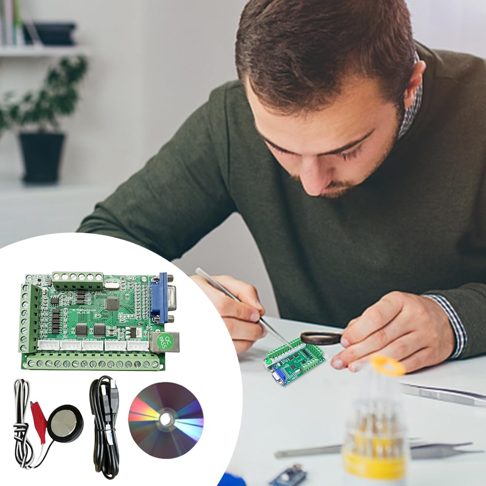 Placa de ruptura USB de 5 ej Mach3 V3.25, controlador de tarjeta de movimiento, sonda Z para