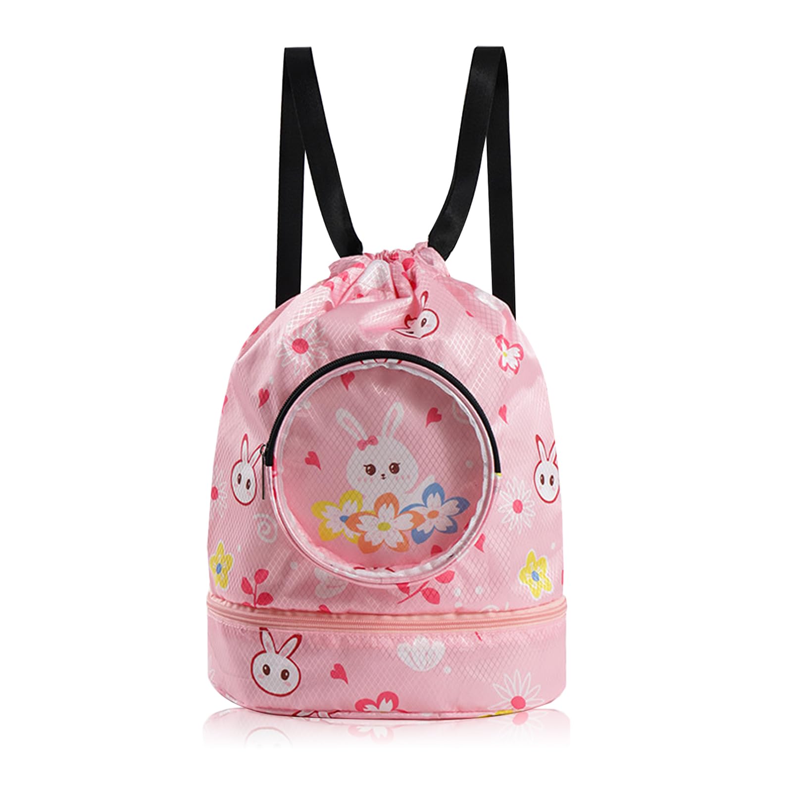 Mochila Cuerdas Infantil, Bolsas de deporte infantiles compartimento con zapatos bolsa natacion infantil mochila de cuerdas niño mochila natacion niño bolso de playa para niños y niñas PE