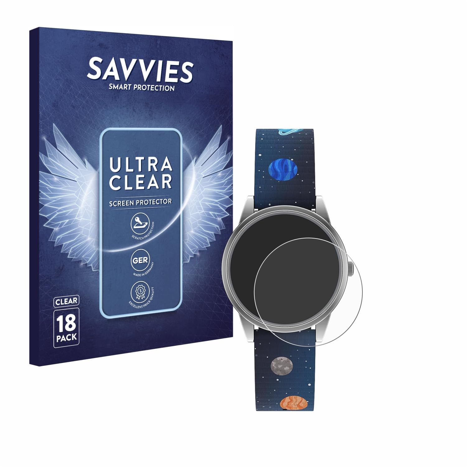 savvies Screen Protector for Cander Berlin MNA 1230 G Protection Film Clear 18-Pack