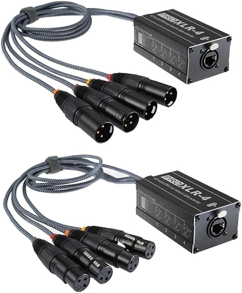 8 Channel Xlr Snake Hosa STX803 8-Channel Audio Snake Cable – 3M