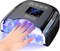 Vista 13 de BOLASEN Lámpara de uñas UV recargable inalámbrica - Luz UV para uñas de gel con reflector metálico y base de metal, secadora de uñas LED inalámbrica