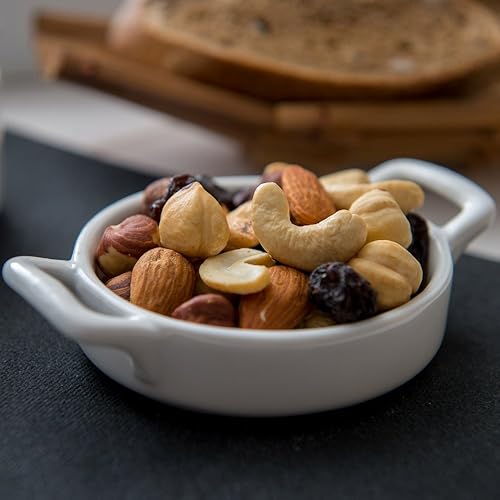 Miniatura 35 de Restaurantware -10 platos blancos pequeños cuadrados, mini platos de 3 pulgadas, para aperitivos, aptos para microondas, apto para horno, plato