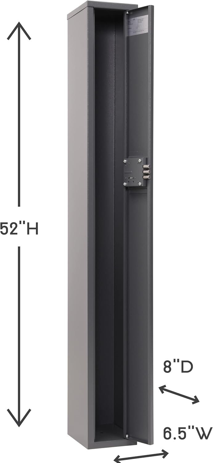 Wickerix Buffalo 1330 Gun Rifle Shotgun Long Metal Security Cabinet Safe Storage