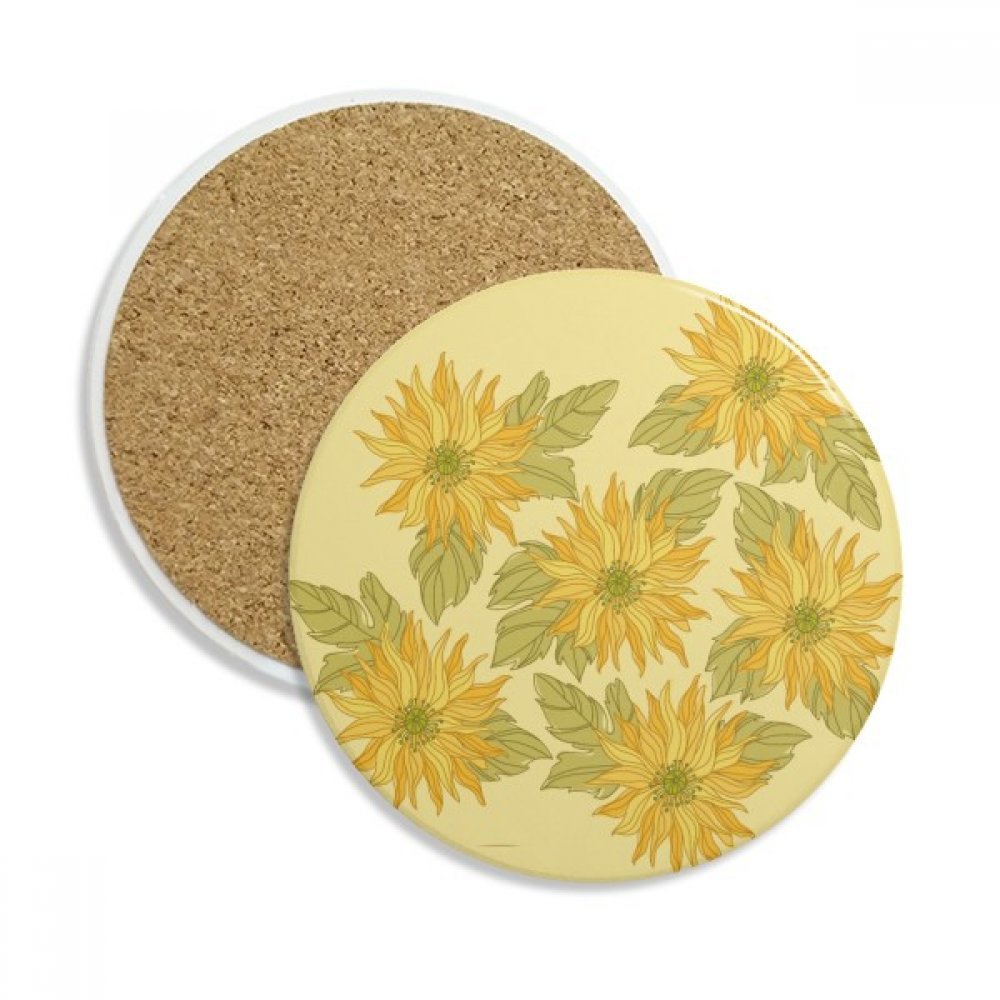 Porte-absorbant pierre tournesol haut de gamme avec finitions soignées en céramique