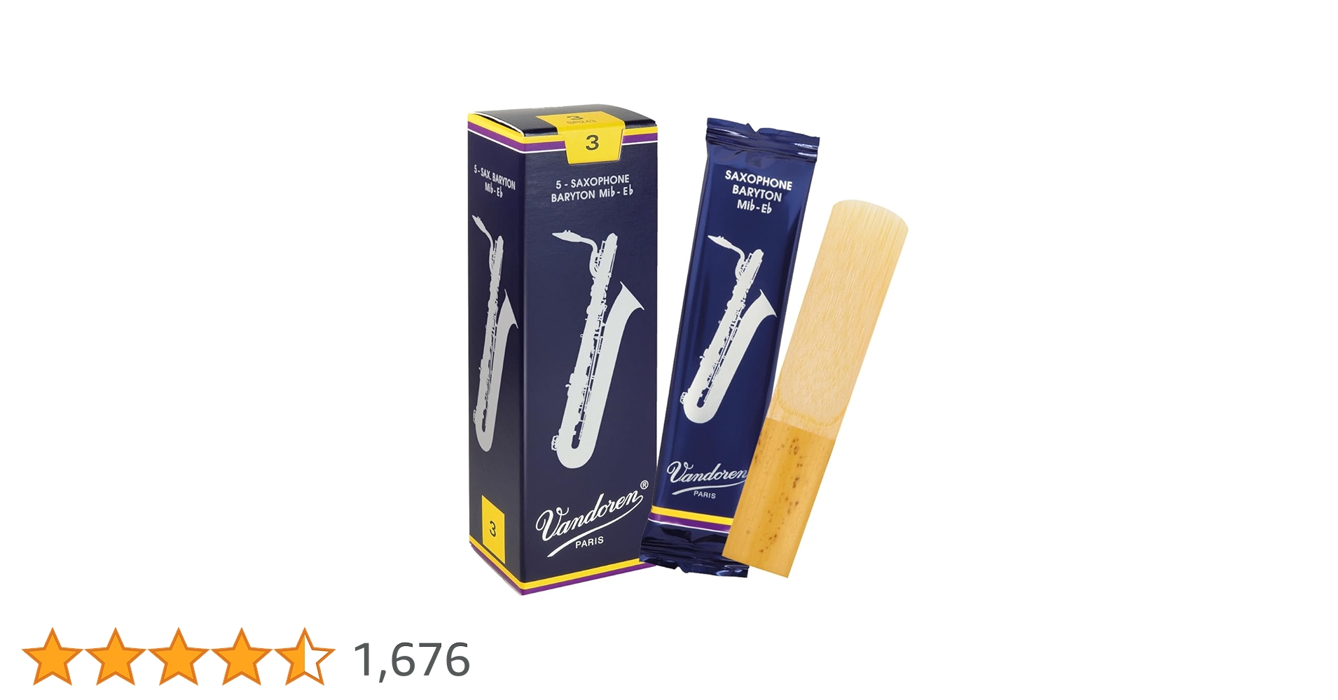 Amazon | バンドーレン バリトンサクソフォンリード トラディショナル