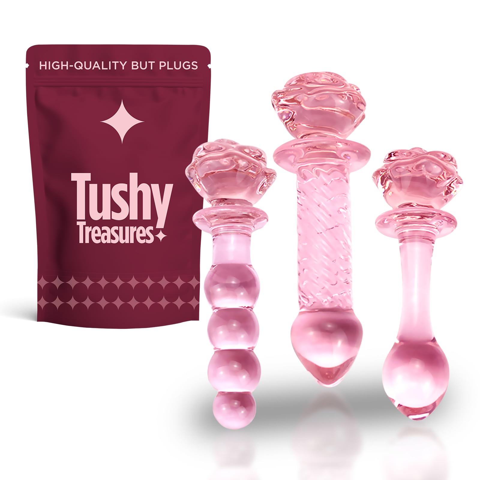 tushy plug anal Tushy Treasures Plug Anal 3PCS, Anal plug con Diseño de Rosa, Butt Plug De  Vidrio, Tapon Anal De Entrenamiento, Buttplug, Dilatador Sexual para Mujer  y Hombre. : Amazon.com.mx: Salud y Cuidado Personal