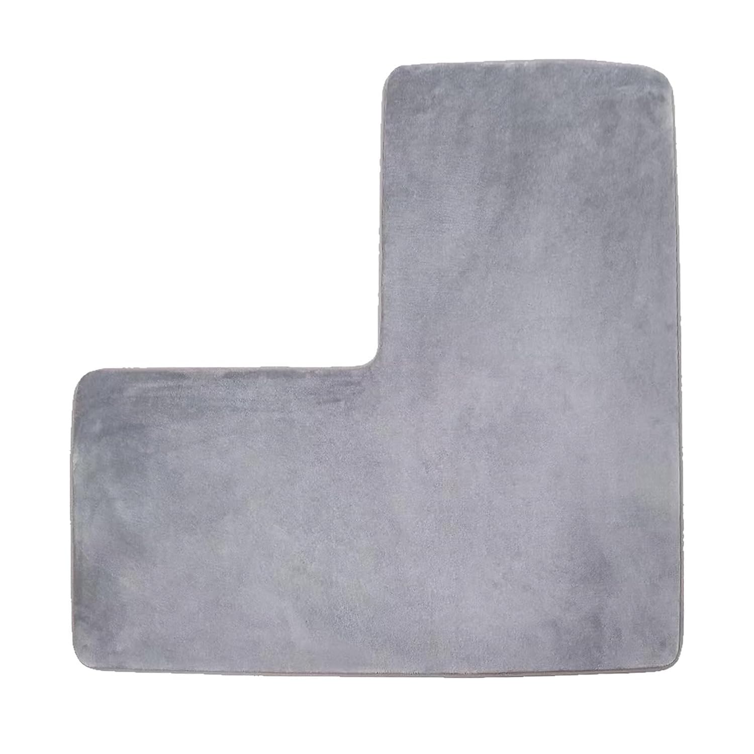 Tapis de douche douche d'angle en L pour éviter les glissades sur carrelage