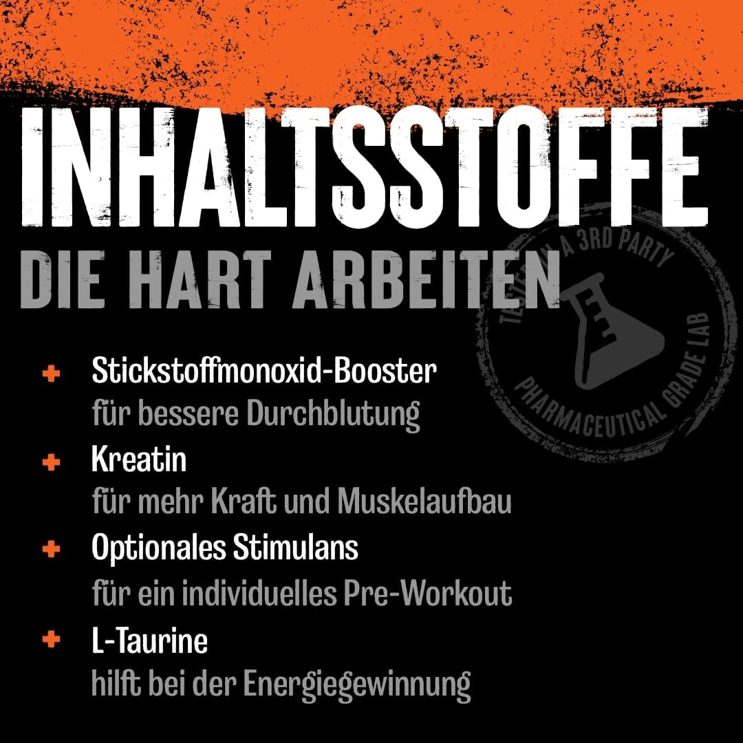 Universal Nutrition ANIMAL PUMP – Pre Workout mit Kreatin, L-Arginine, Beta Alanin, Taurin, Glutamin & Koffein für maximalen Pump, Energie & Versorgung mit Aminosäuren beim Training, 30 Einheiten