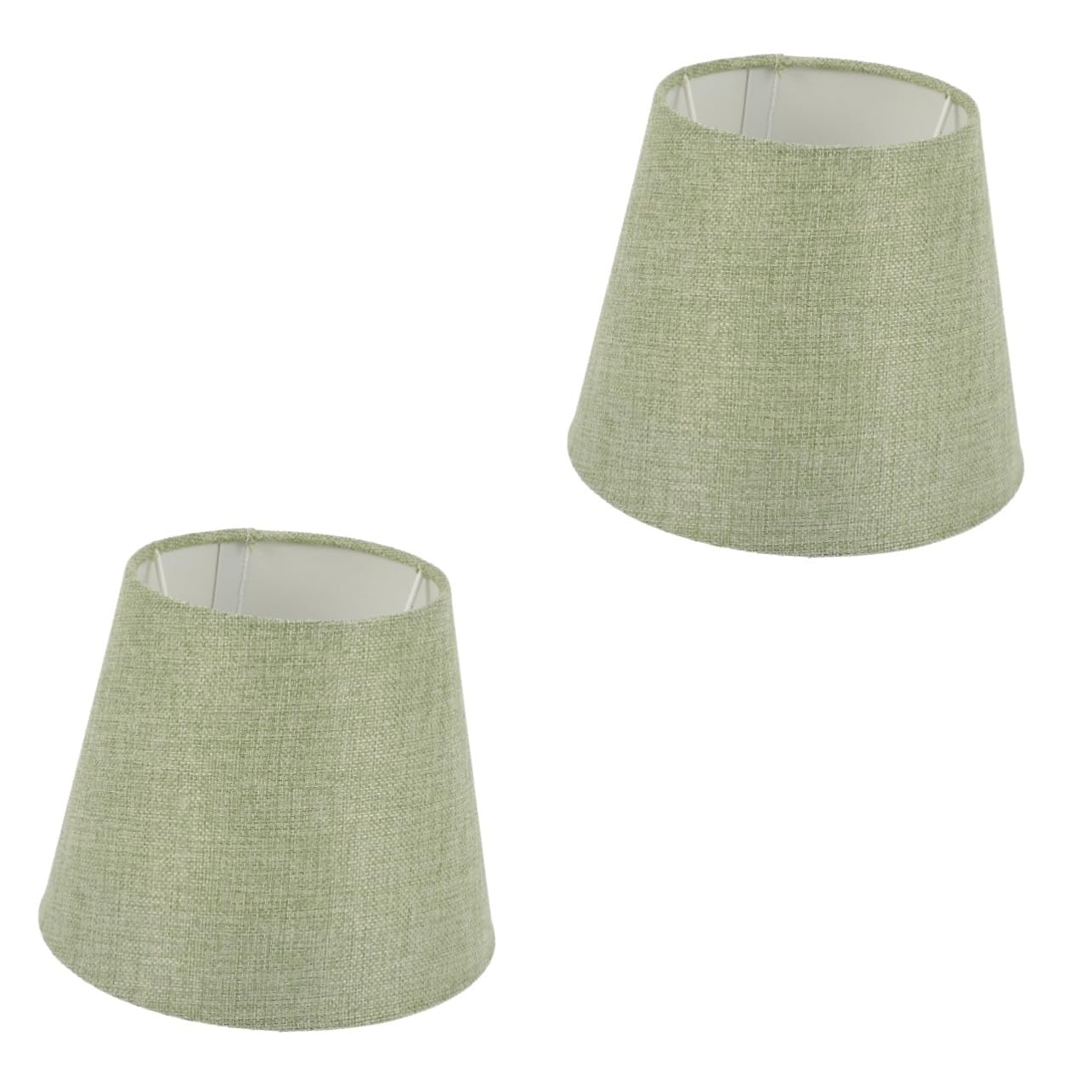 HOMSFOU 2pcs Fabric Lampshade Vintage Pendant Light Lampshades for Table Vintage Shades Small Shade Norse Shades for Table s Verde Wrought Iron Green