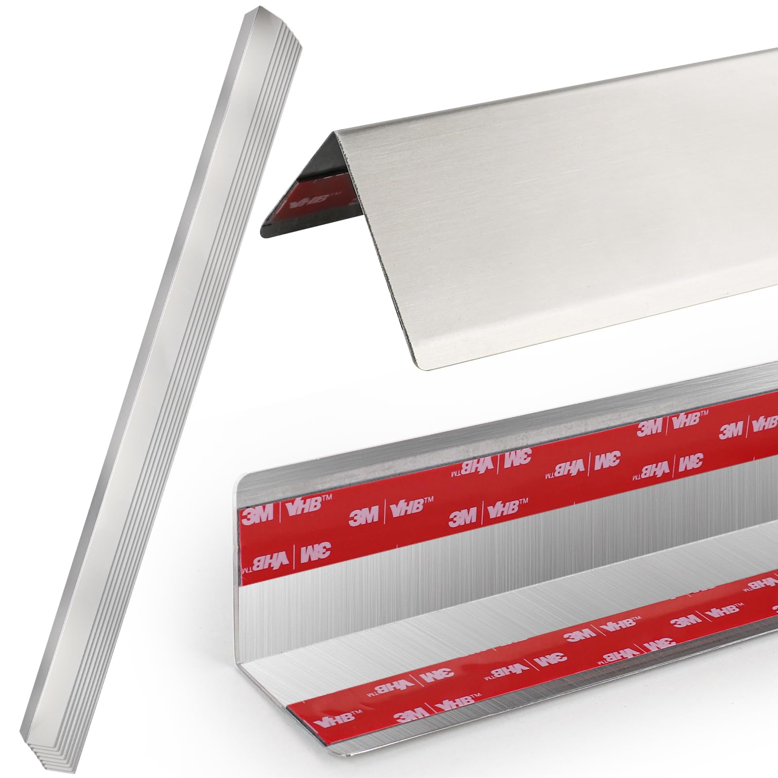 Photo 1 of DRSART 304 Stainless Steel Wall Corner Guard, 2" x 2" x 48", Pack of 10