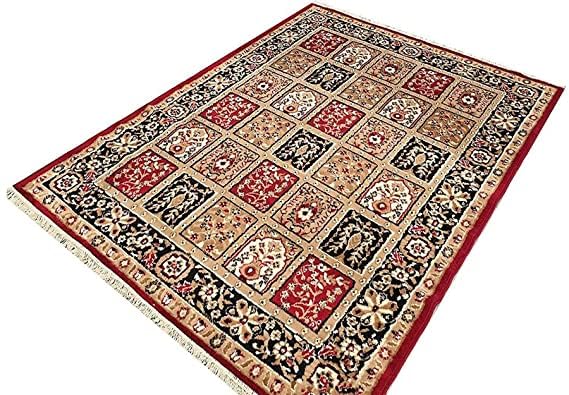 Image of Soft Washable Beautiful Acrylic Rugs for Home Decor Living Room 5x7 feet (150 x 200 CM) Red