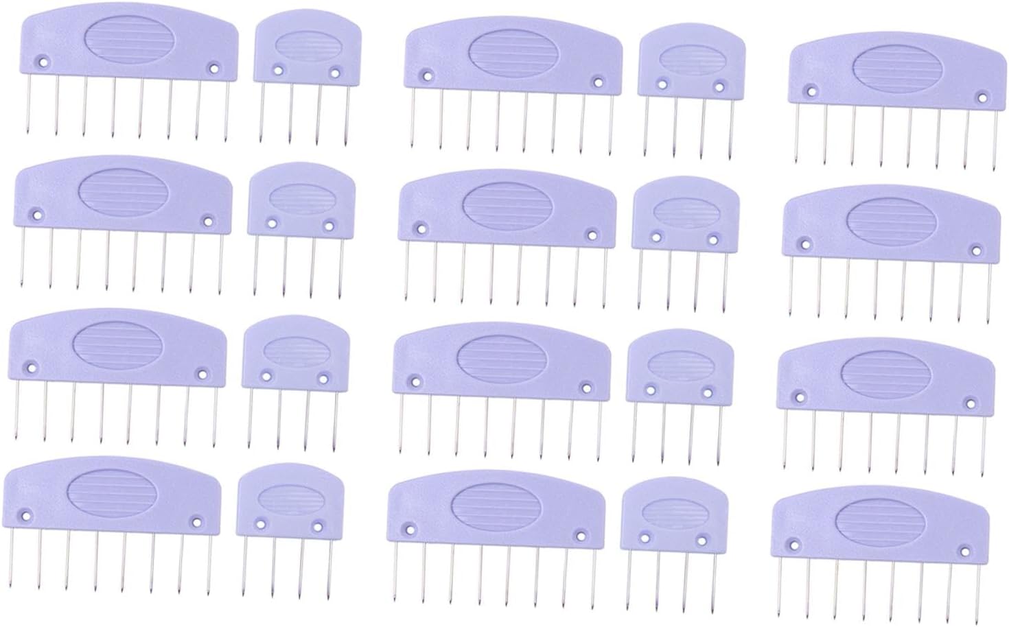 20x Knitting Blocks Combs Blocking Pins for Carpet Handmade Projects Blanket Purple | Crafts | Needlecrafts & Yarn | Crocheting & Knitting | Knitting Needles