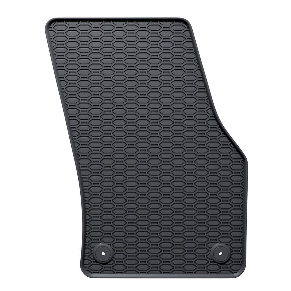 Mossa Alfombrillas Goma aptas para VW Tiguan II SUV 2016-2024 4 uds. Negro