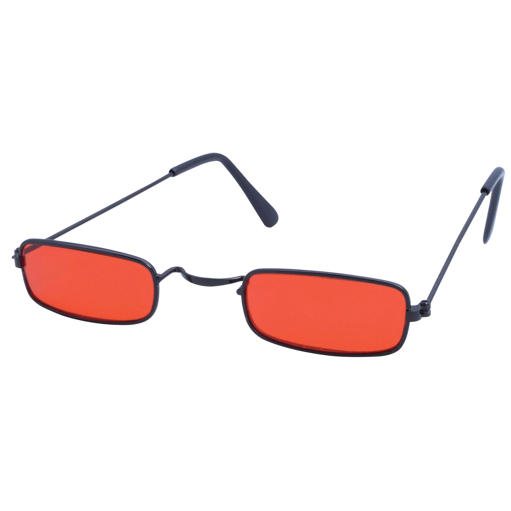 Red Dracula Shades, 1 Pc. - Stylish Sunglasses, Perfect for Halloween, Daytime Vampires, Festivals, Cosplay, & More Halloween