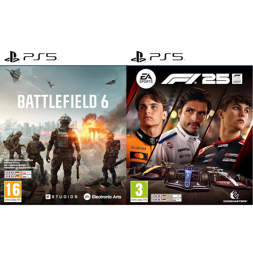 Battlefield 6 Standard Edition PS5 | Videojuegos | Castellano + F1 25 Standard Edition PS5 | Videojuegos | Castellano con descuento