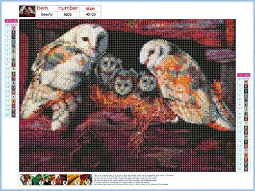 Diamond Painting Kits for voor Kinderen Diamant Schilderen Kits voor Volwassenen Uil Familie Rhinestone Embroidery… - Image 3