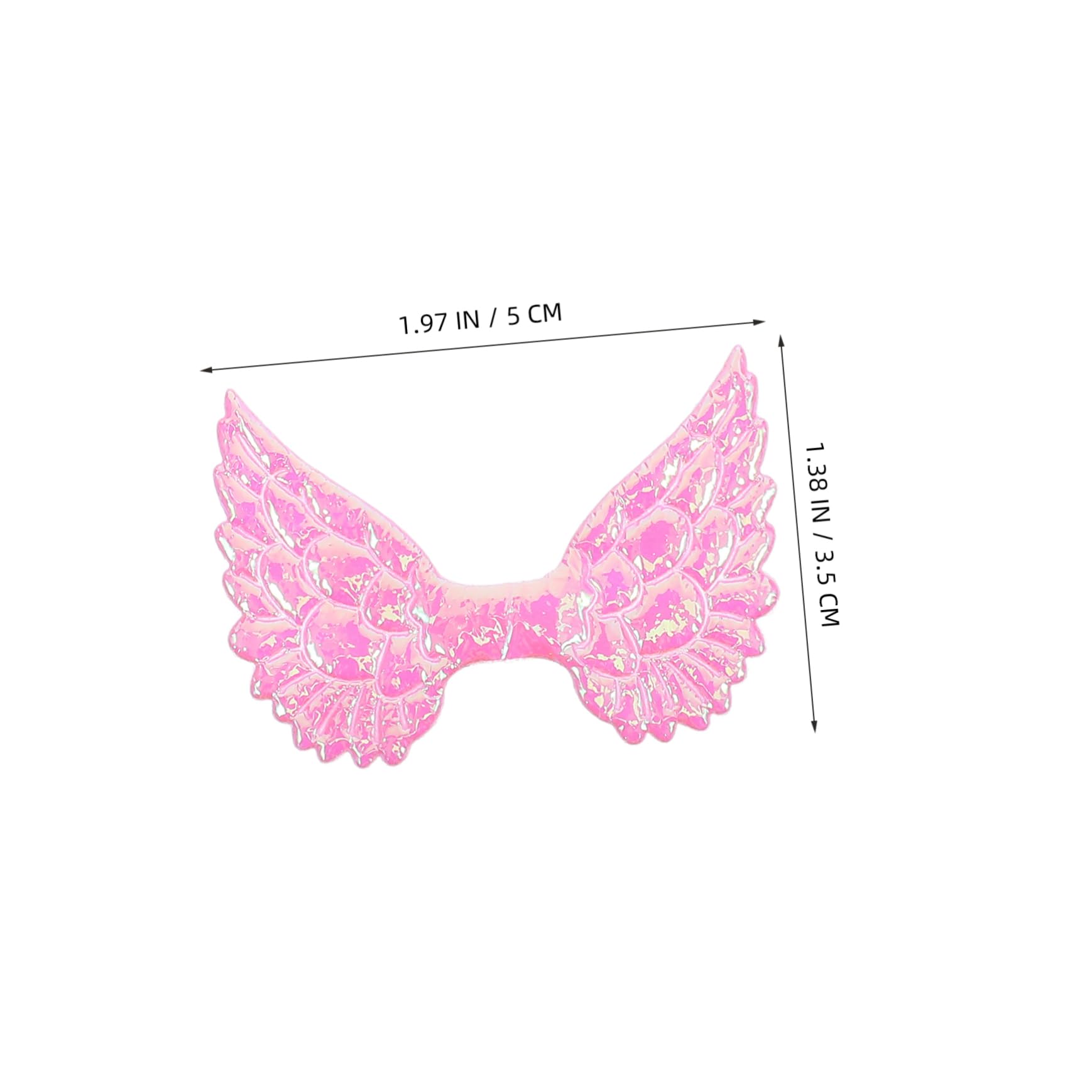 Honbay 24 Piezas De Mini Alas De ángel Para Manualidades, Accesorios De Manualidades Para Pinzas Para El Cabello, Diadema, Ropa, Zapatos, Mochila (4 Colores