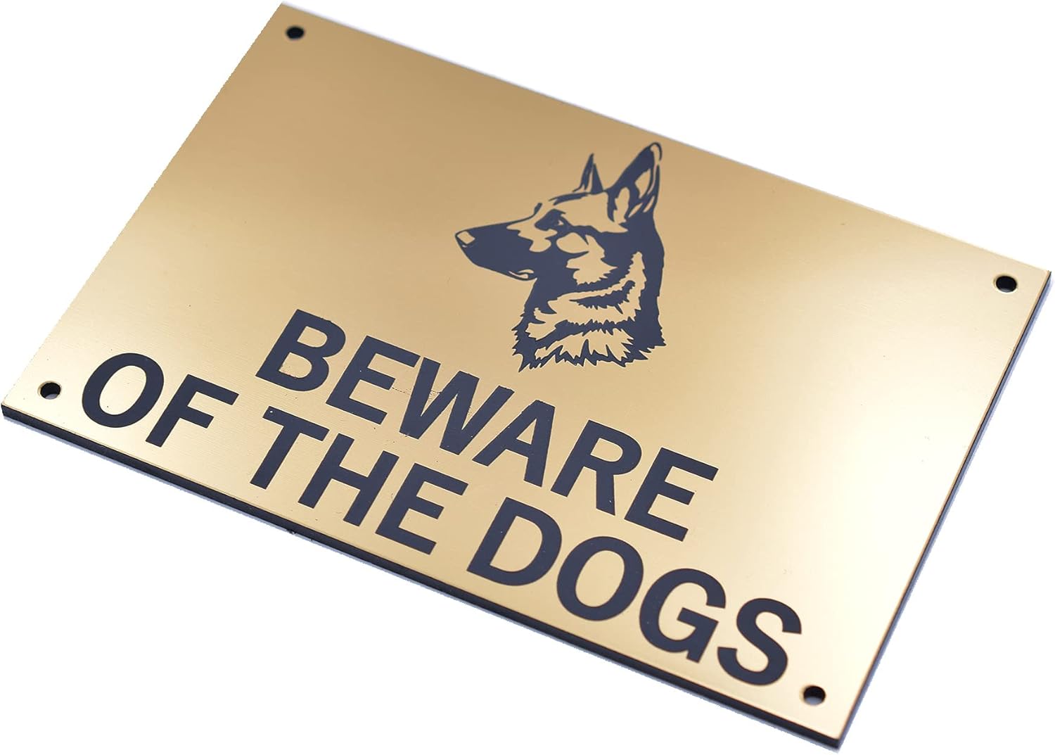 OriginDesigned Beware of the Dogs Sign (German Shepherd) Easy to See OriginDesigned Beware of the Dogs Sign (German Shepherd) Easy to See