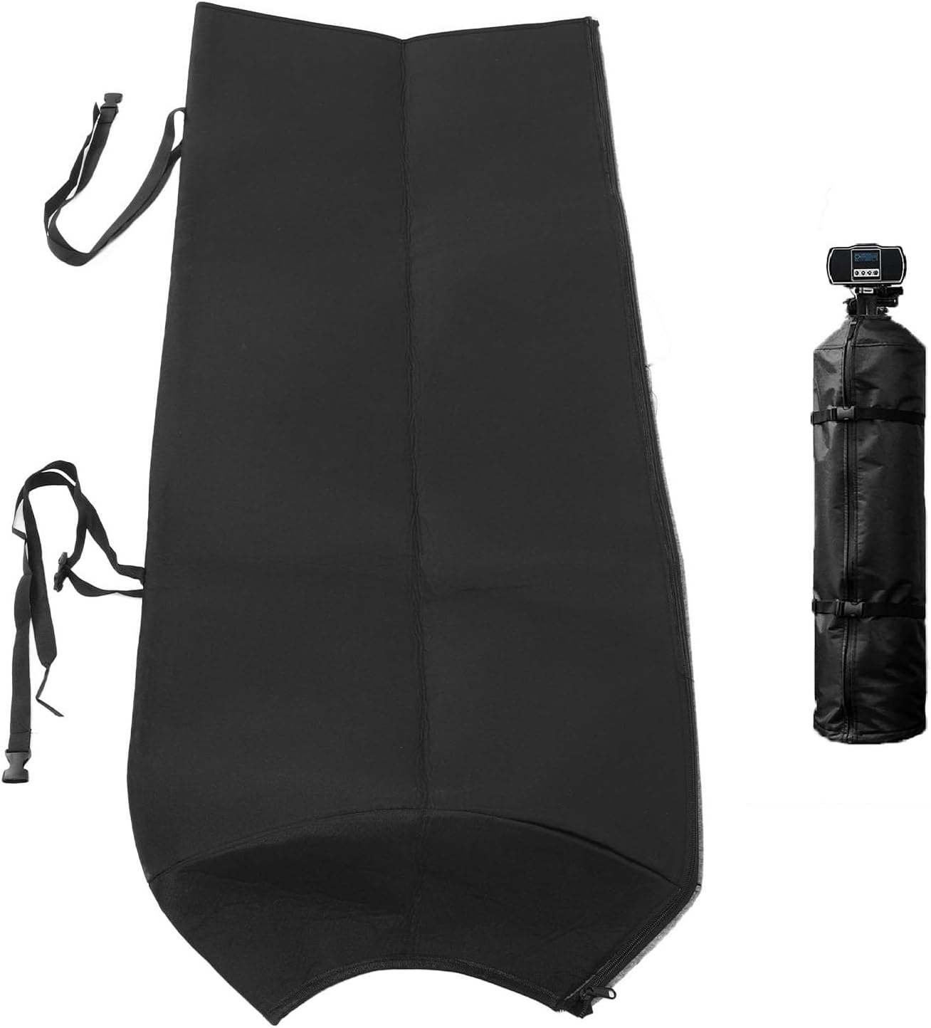 Water Softener Cover Outdoor Softener Tank Cover, Thick 600D Oxford Fabric Water Softener Filter Tank Cover with, All Weather Water Softener Cover