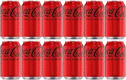 Pack de Coca-Cola Sem Açúcar lata 350ml 12 unidades