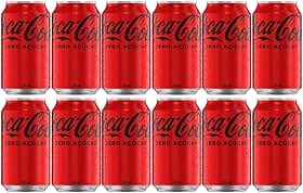 Pack de Coca-Cola Sem Açúcar lata 350ml 12 unidades