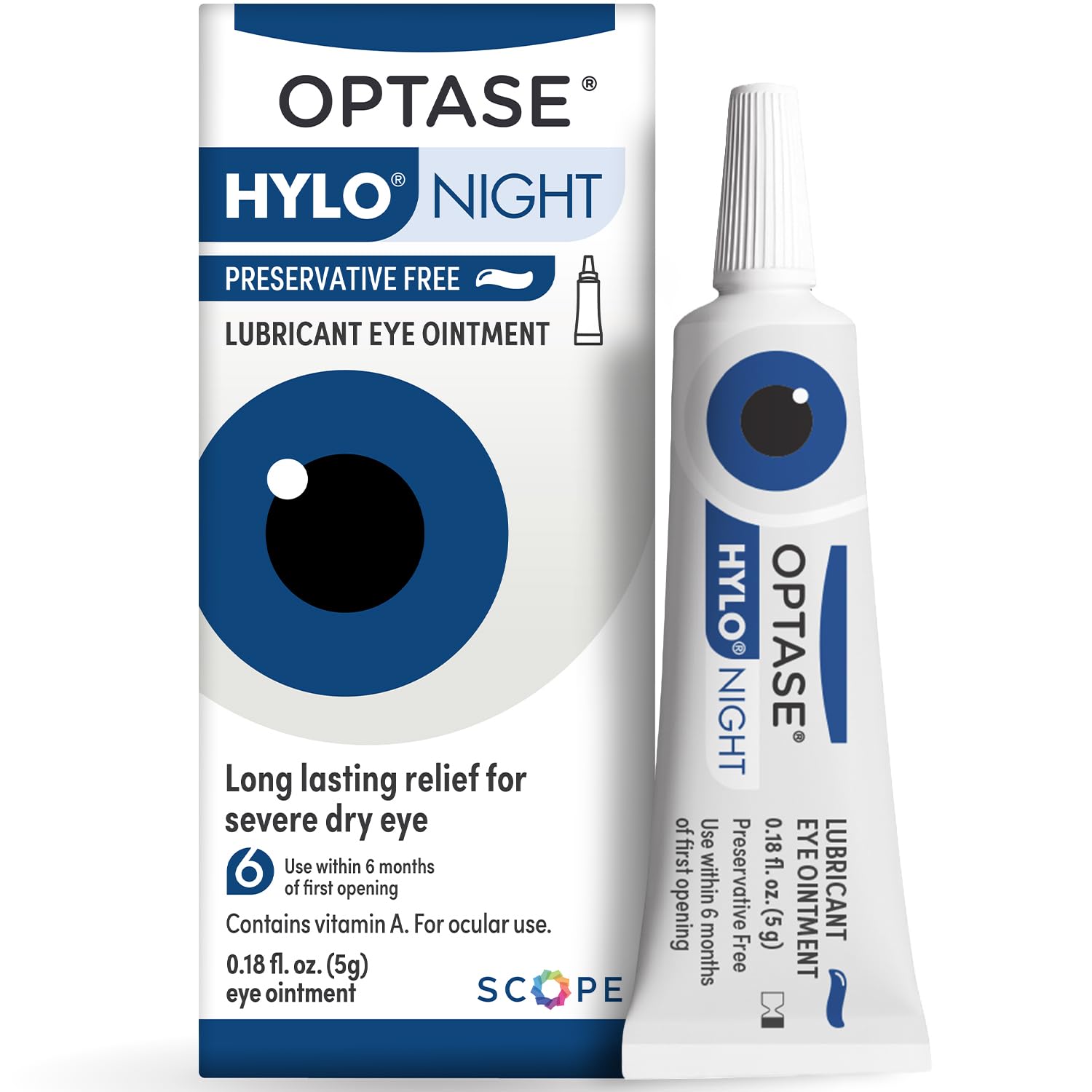 OPTASE® HYLO® Night Eye Ointment, 0.18 oz