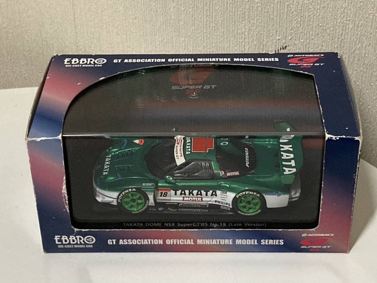 Amazon | EBBRO エブロ 1/43 762 SUPER GT '05 TAKATA DOME NSX #18