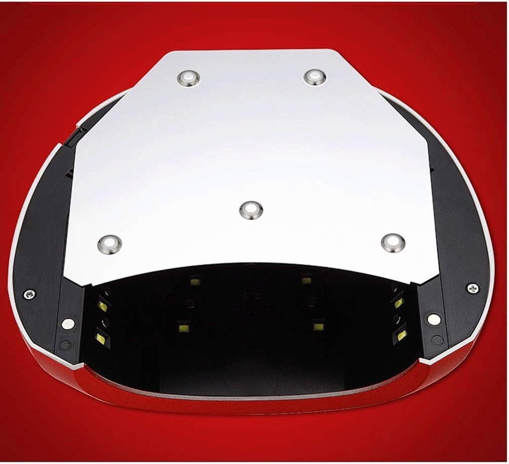 Nail Lamp - AUTO Sensor Timer, UV Gel Curing Lamp for Polish Nails and Toe Nail Curing Light, for Salon Home （red）