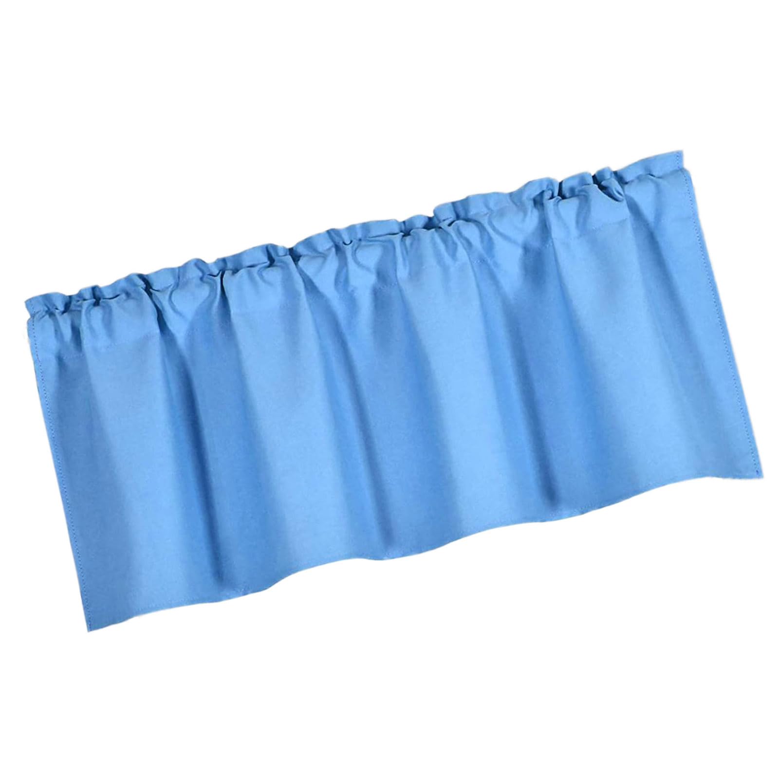 Carotoe A Blackouts Short Curtain Rod Pocket Top Light Filtering Valance For Bedroom Living Room Enhances Home Decors Privacy Bedroom Window Coverings