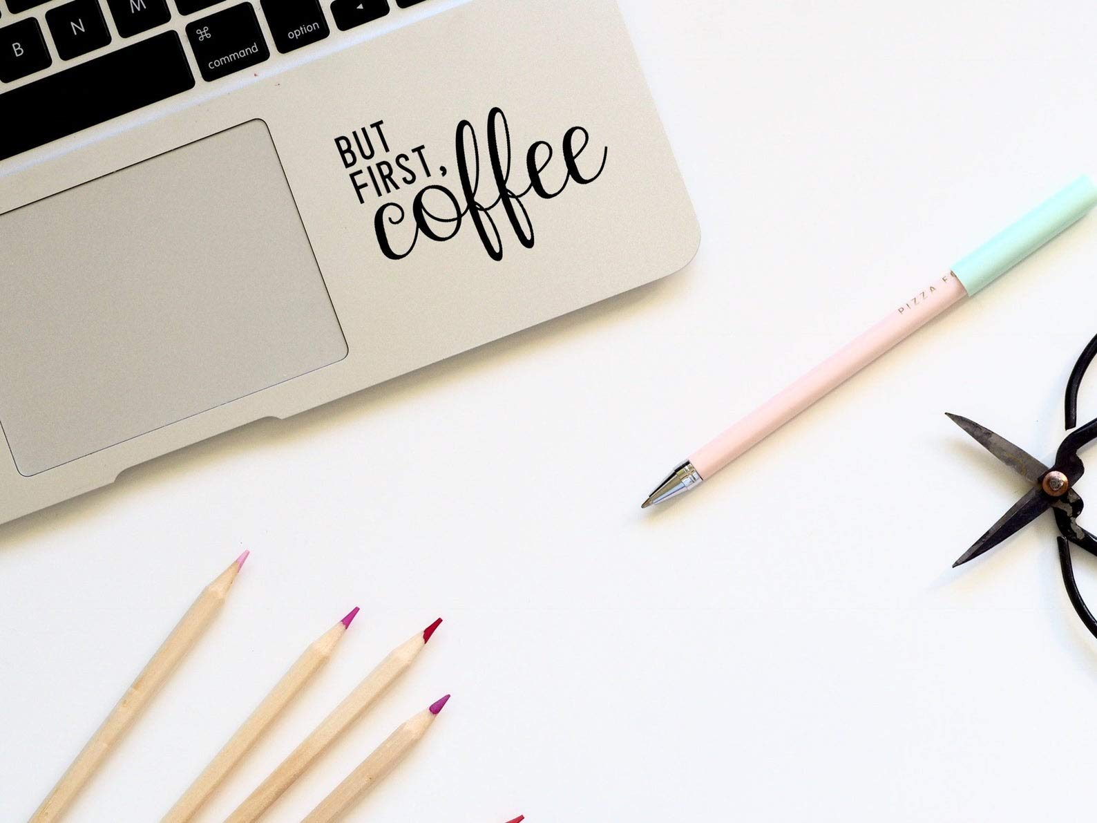 ISEE 360® But First Coffee Symbol Trackpad Laptop Motivational Inspiring Sticker Vinyl Decal Accessories Skin for All Laptop Boys Girls L X H 7.5 X 4.5 Cms (Black) (B085ZWB5QW) Amazon Price History, Amazon Price Tracker