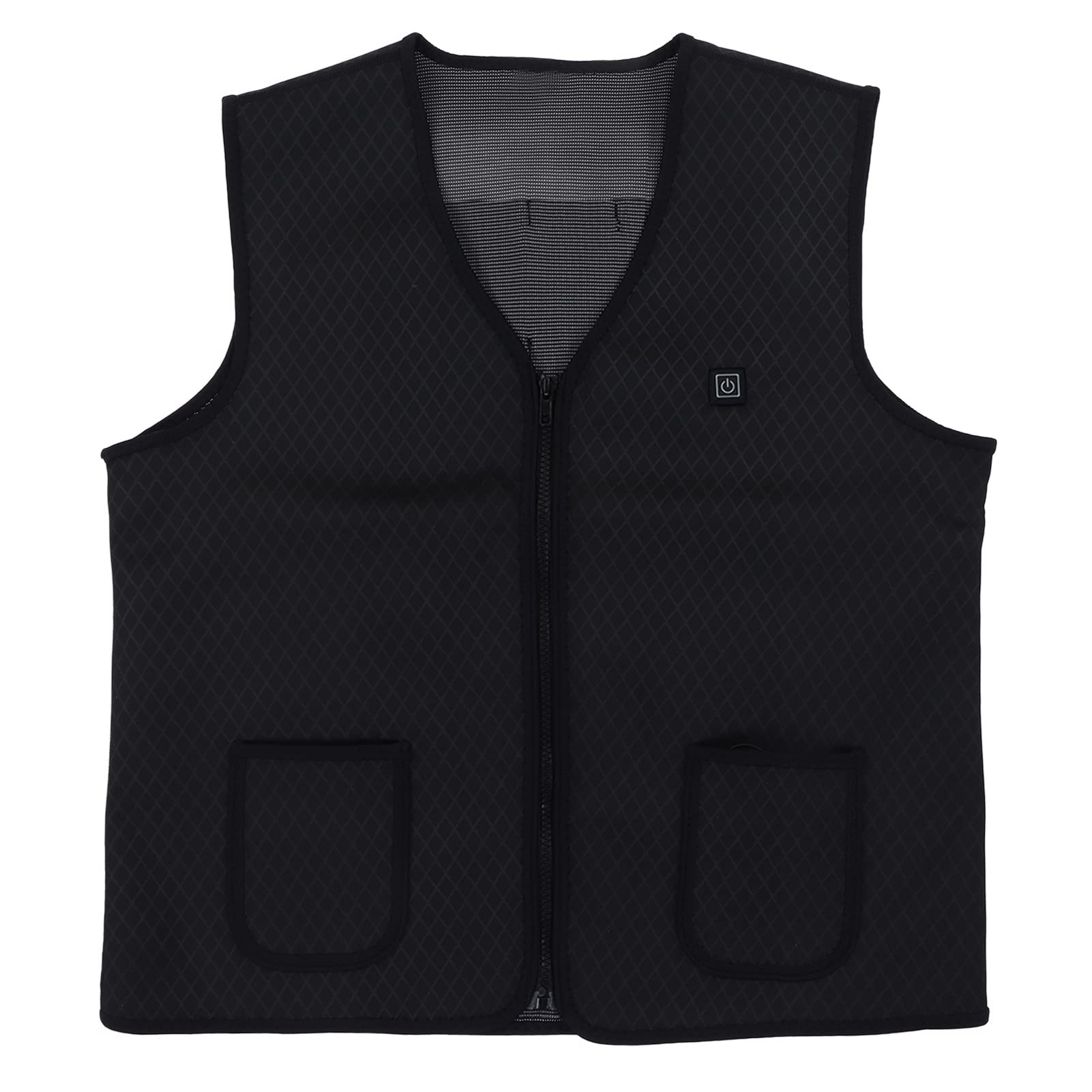 Haofy Gilet Riscaldato, Gilet Elettrico con Scollo a V 3 Temperatura Regolabile Tessuto da Immersione Equitazione all'aperto per Ufficio (XL)