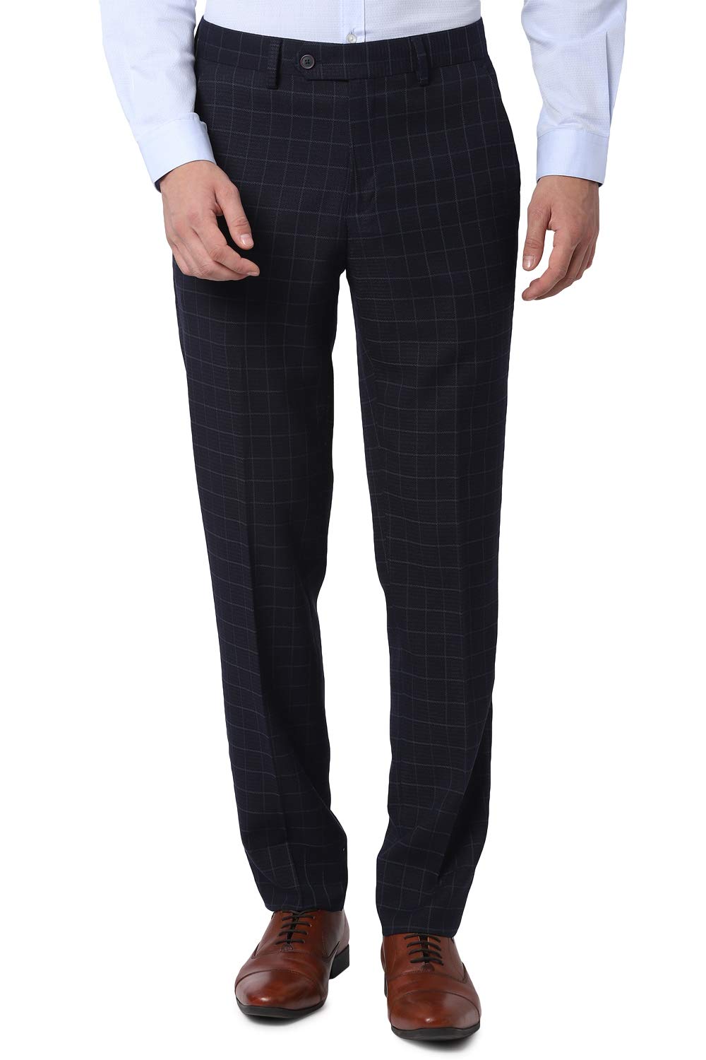 Men's Slim Formal Trousers-image-43