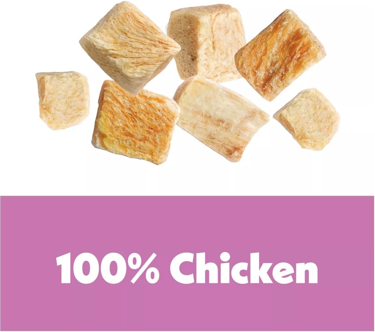 Wiggles & Wags Freeze Dried Chicken Dog Treats, 5 oz, with DN Essentials Bone Shaped Waste Bag Dispenser & Roll
