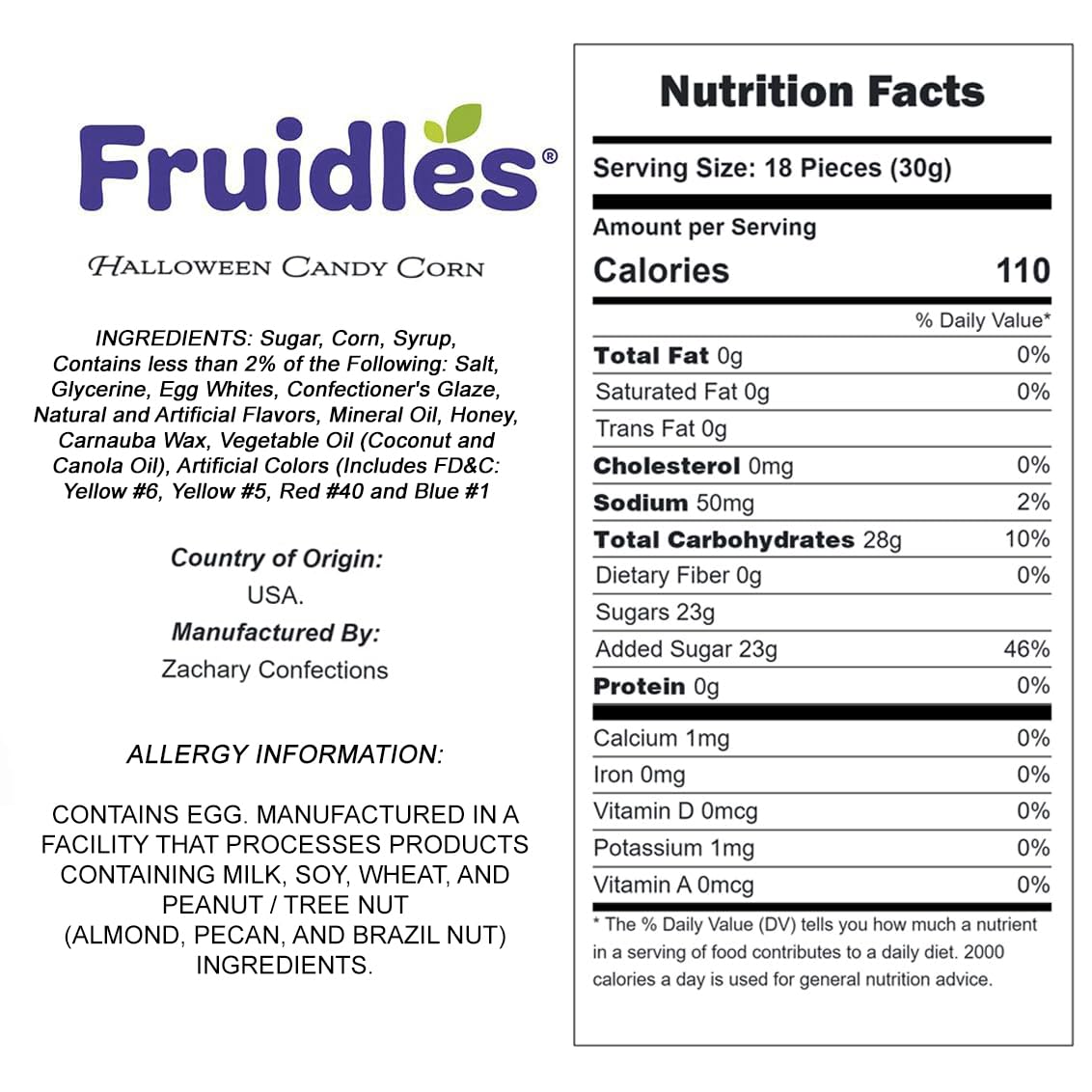 Fruidles Halloween Original Candy Corn Treats, Fun & Festive Holiday Snacking (5 Pounds (Bulk))