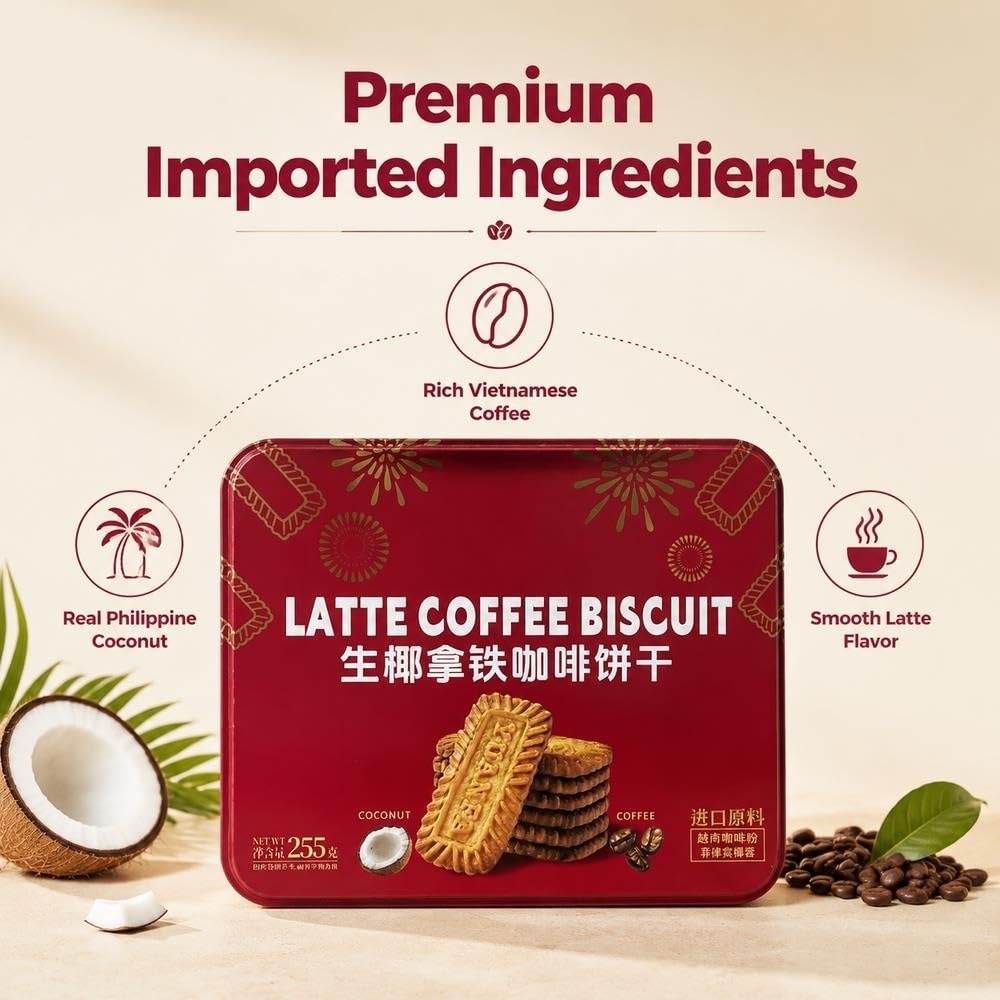 Biscotto Croccante Al Cocco Latte Al Caffè 255g