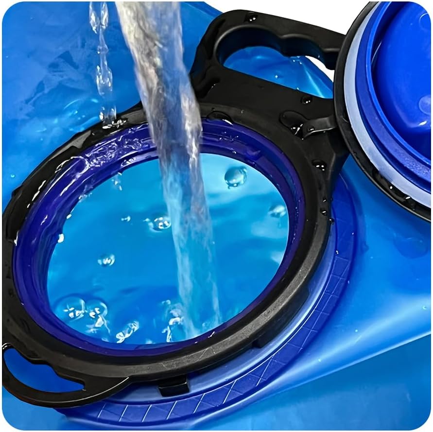 Extra Large 8L Water Bladder (2.1 Gallon) Heavy Duty Hydration Reservoir Bag, Easy-Fill Wide Mouth Opening, Leak-Proof Drinking Tube with Bite Valve Straw - Image 7