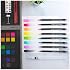 Art 101 Watercolor Draw and Sketch Drawing Kit, Assorted Colors, 88 Pieces (53088)