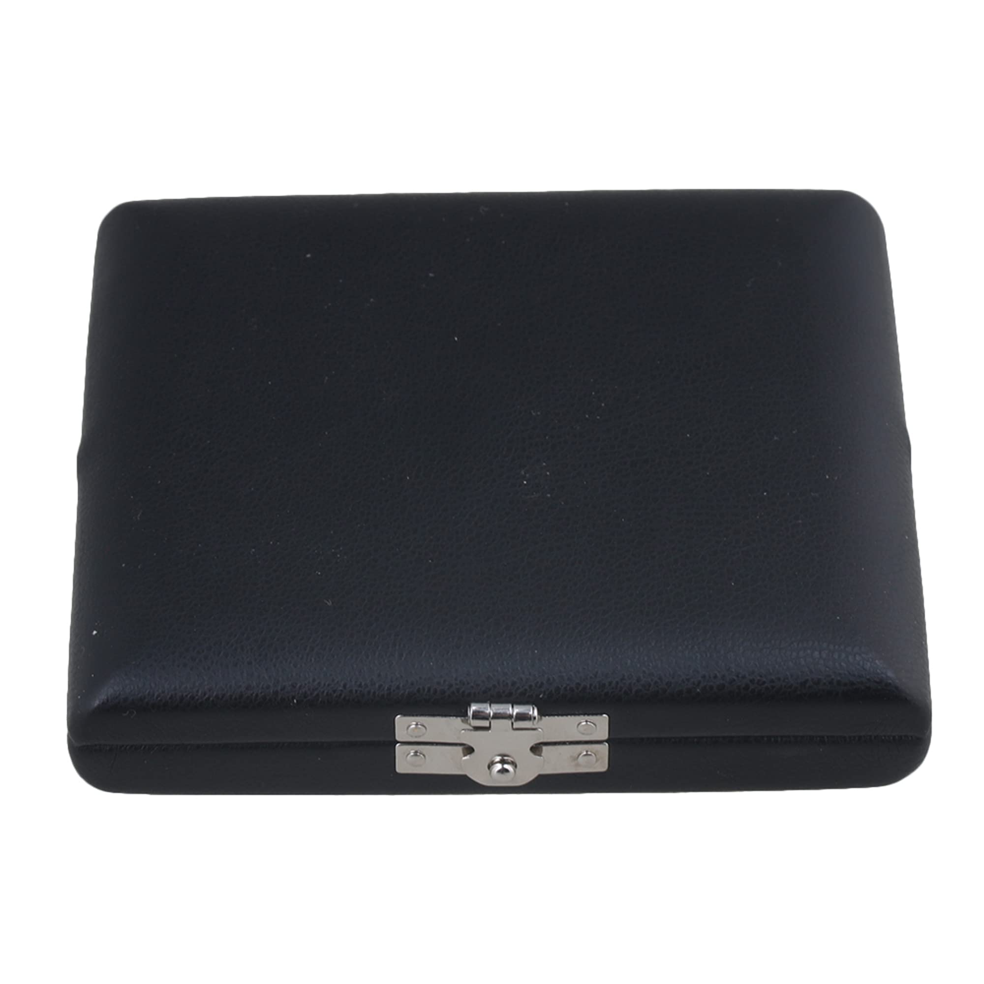 Emptty PU Leather English Horn Reed Box, Black Oboe Reed Case Holder Box PU Leather for 6pcs English Horn Reeds