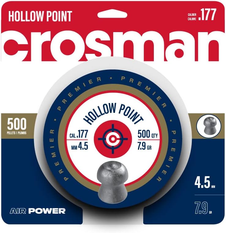 Crosman Premier LHP77 .177-Caliber Hollow