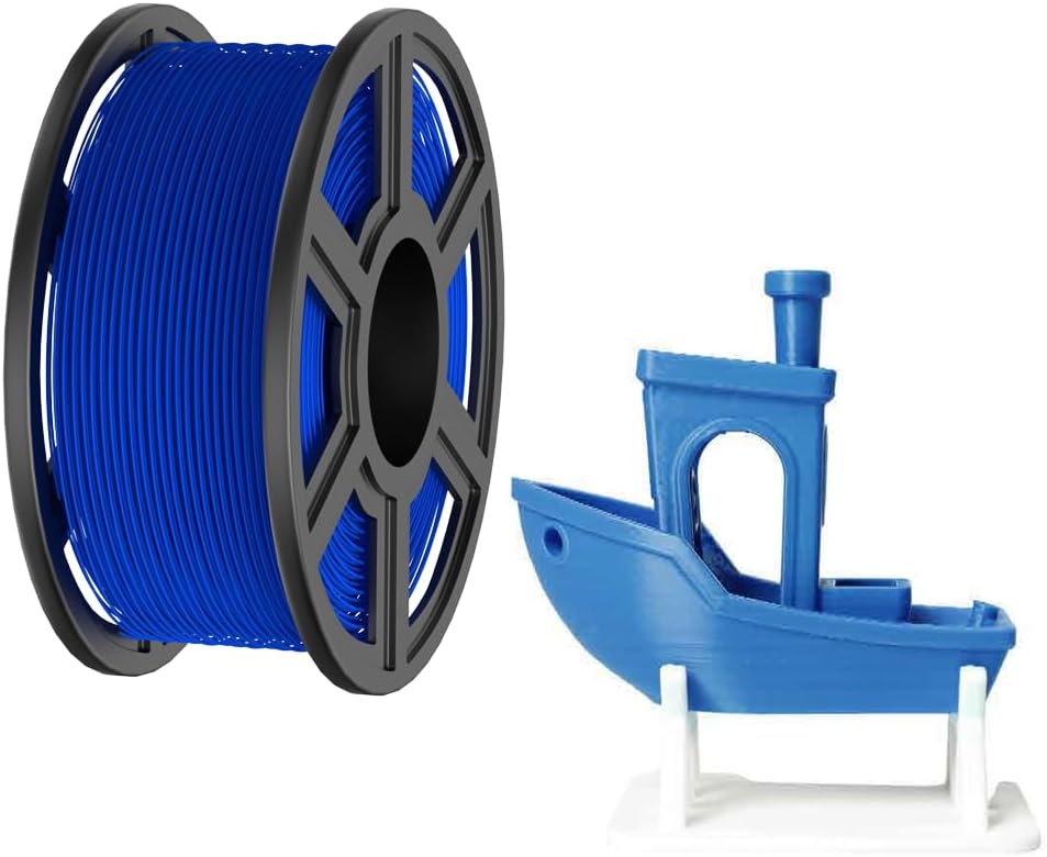 High-Speed PLA Filament 1.75mm, Flsun 3D Printer Filament Optimized for 600mm/s Print Speed, Tangle-Free, Low Warping, for Fast Prototyping, V400 3D Printer Filament 1kg (2.2lbs) (2KG Black)