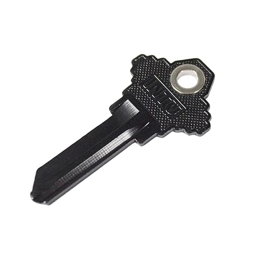 Lucky Line Anodized Black Lightweight Aluminum Magnetic House Key Schlage,