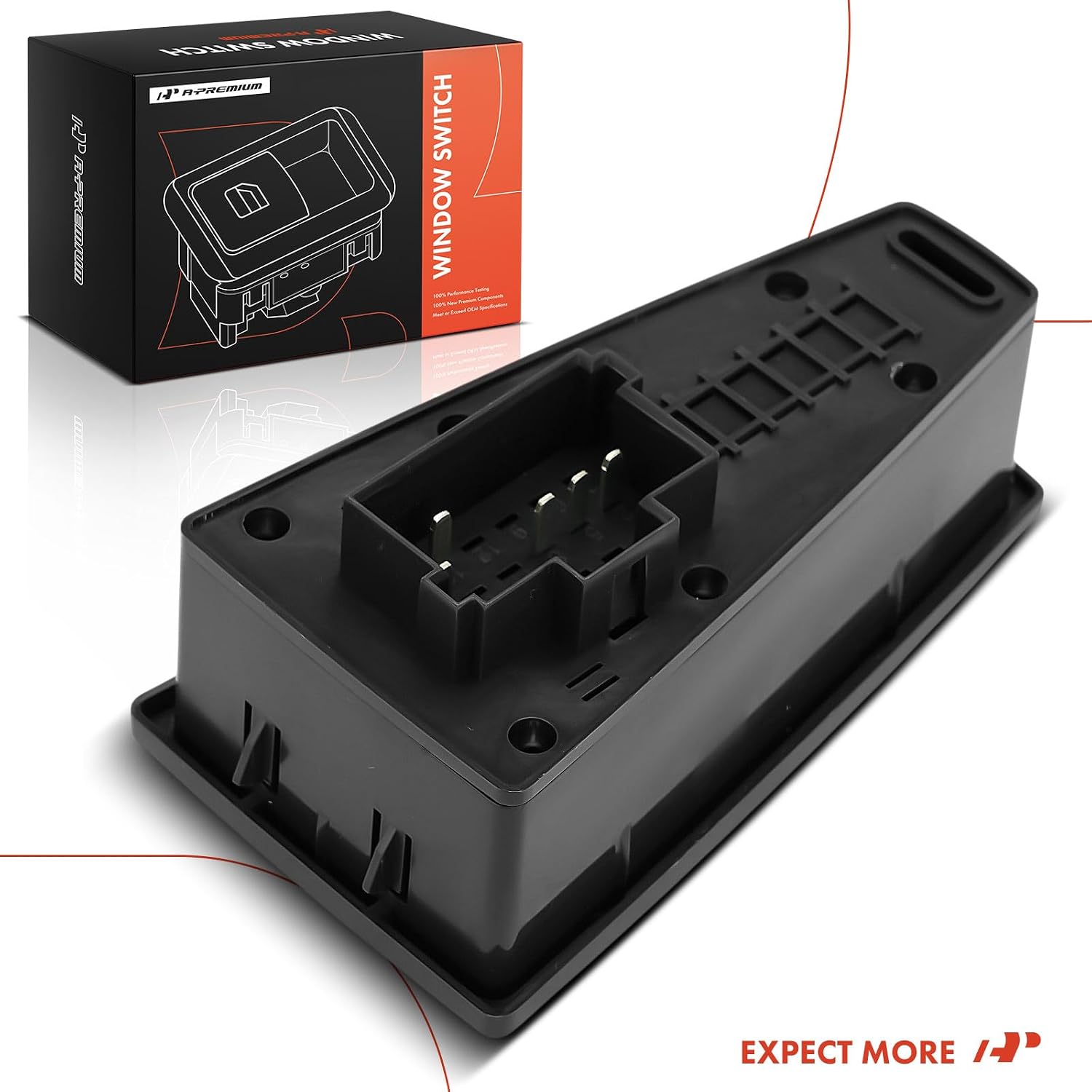 A-Premium Power Window Switch Compatible with Volvo VN 2004, VNL 2004 2015 2016, Front Right Passenger Side