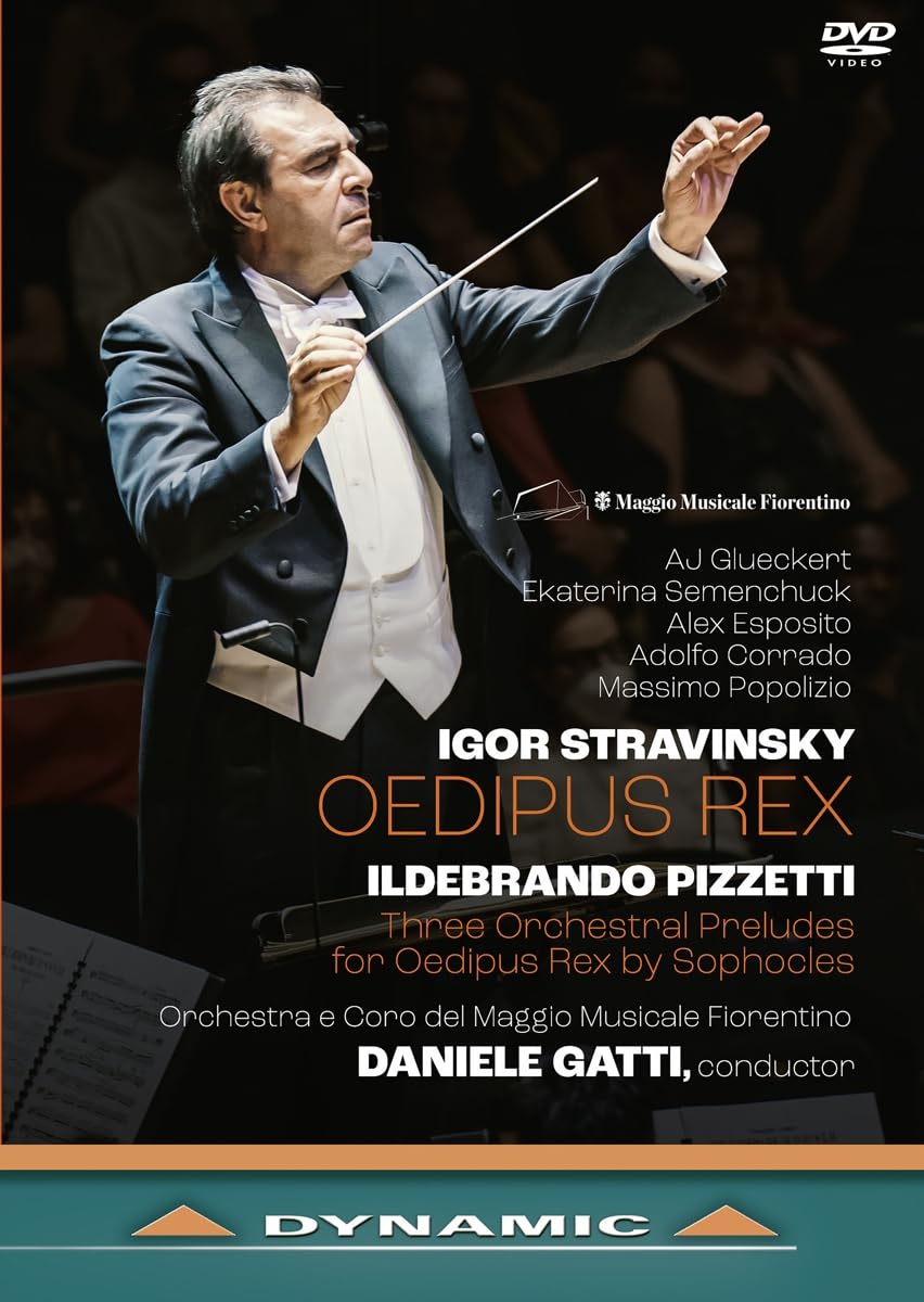 Igor Stravinsky: Oedipus Rex; Ildebrando Pizzetti: Three Orchestral Preludes for Oedipus Rex by Sophocles [DVD]