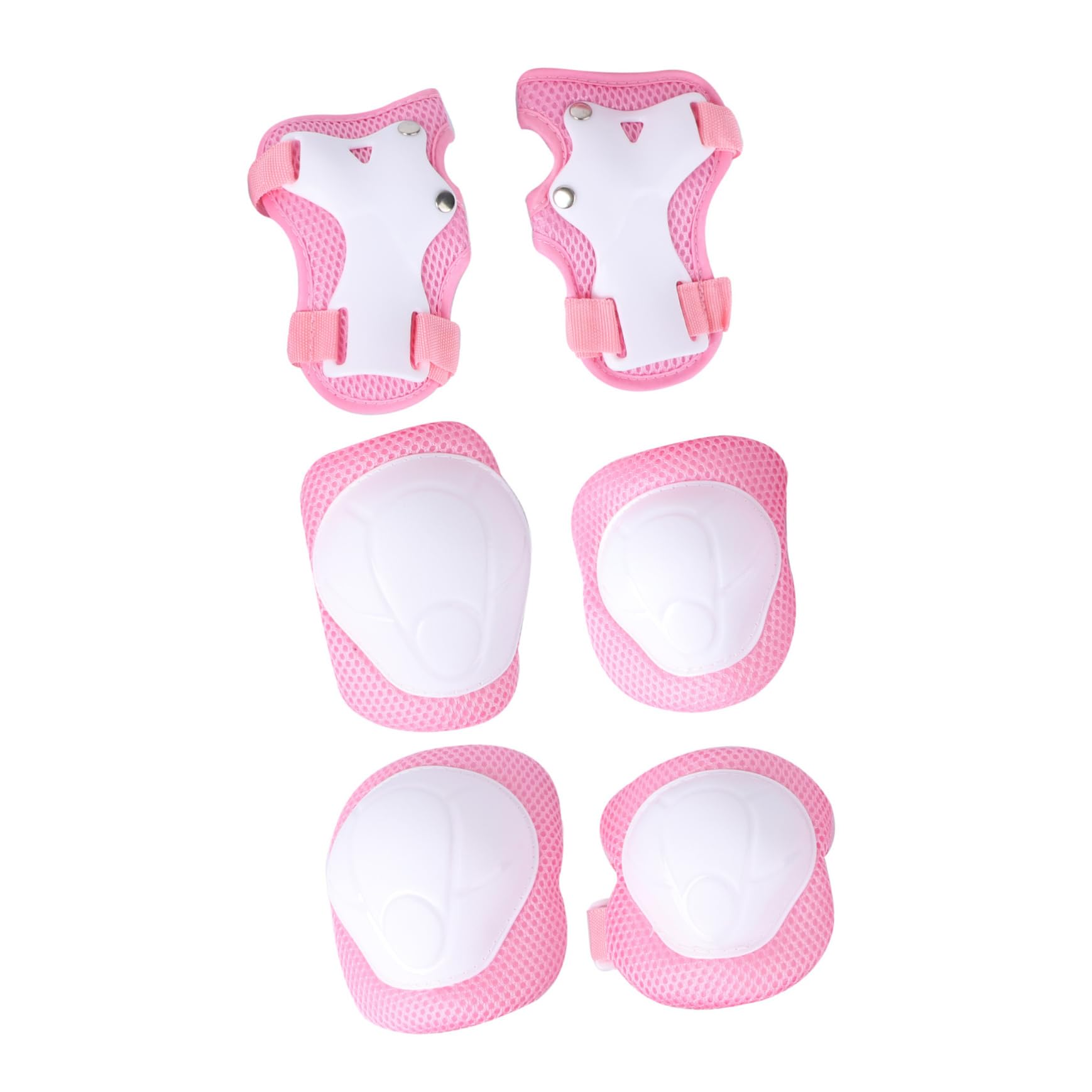 Sosoport Roller Skate Protective Gear Elbow Pads Wrist Guards Knee Pads Pink for Children Toddler Sports
