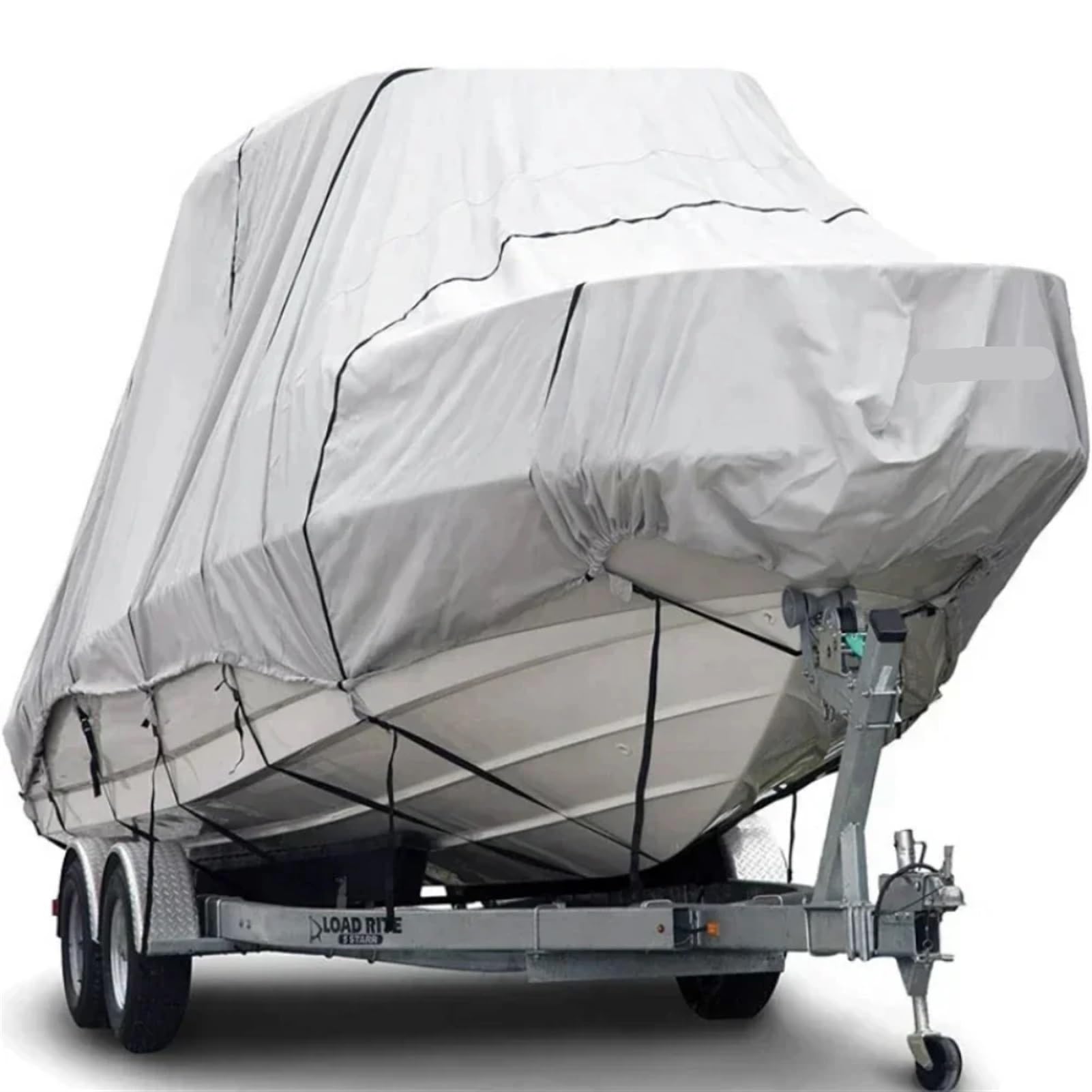 LUKYWANG Boat 22-24FT T-TOP BOATS COVER 190D or 210D Polyester Fits 13'6" Lenght Up To 96" WIDTH Boat Cover(600D)