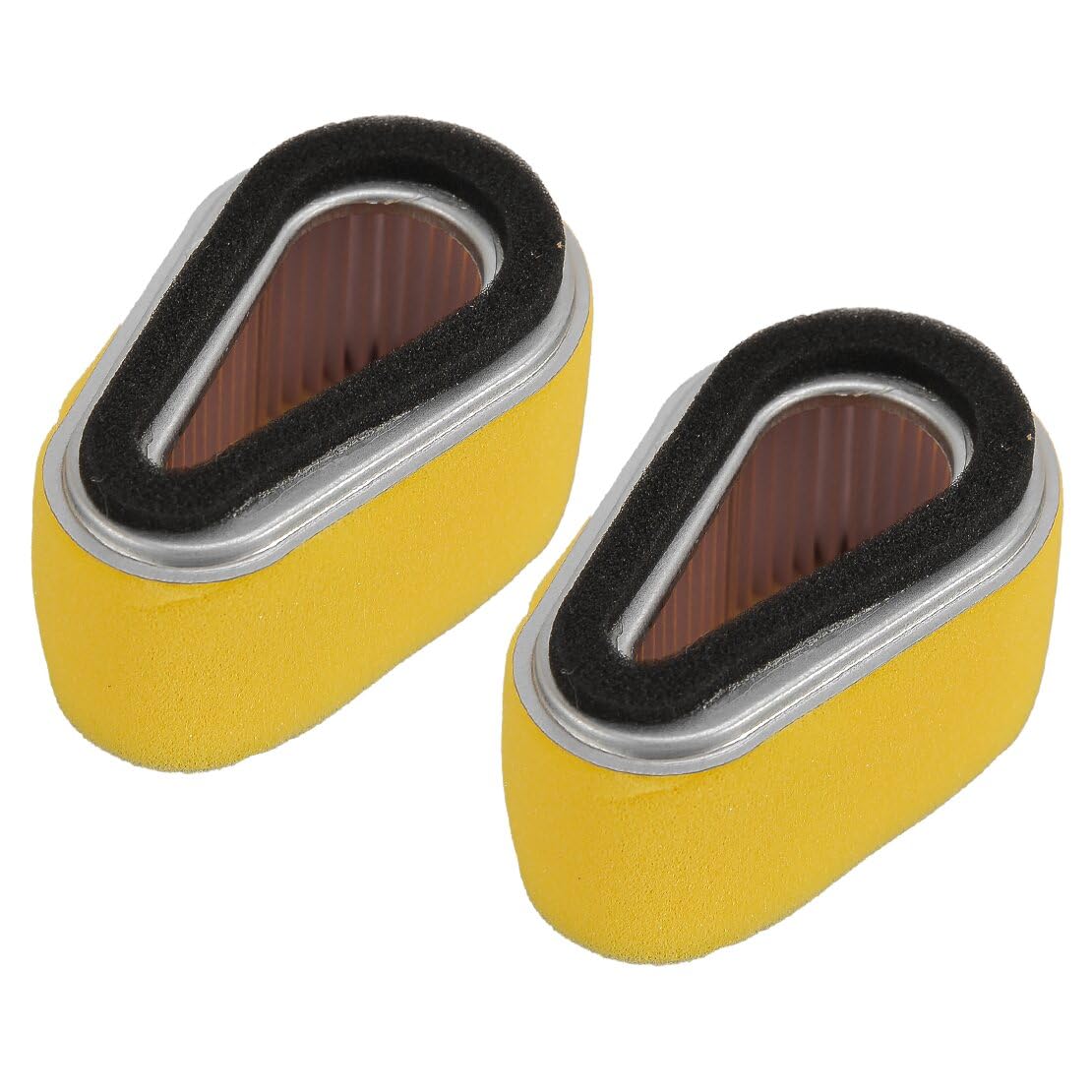 2 filtros de aire con prefiltro de espuma compatible con motor Kawasaki FC150V VC150V F615V 11013-2118