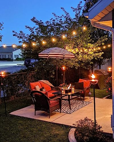 Gluroo O301 120Ft Led String Lights, G40 Bulbs, Waterproof Dimmable Globe Hanging Cafe thumb #5